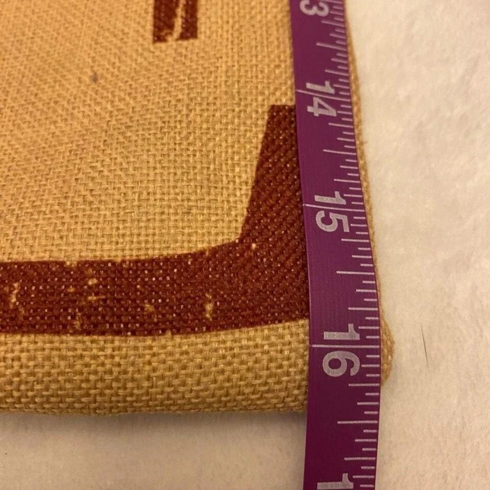 Love‎ Football Burlap Pillow covers